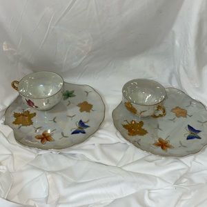 Lipper and Mann Teacup and Snackplate
